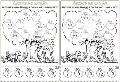 atividades de matemática 2 ano árvore da adição