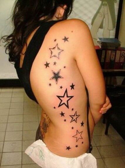 tatuagem de estrela na costela 1