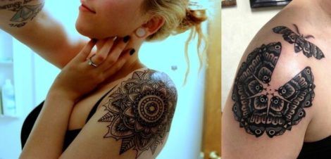 tatuagem mandala feminina no braço